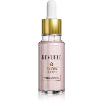 Revuele Glow Drops Rose Quartz ser cu efect iluminator corp si fata - imagine 2